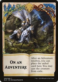 On An Adventure // Spirit Double-sided Token (Challenger 2020) [Unique and Miscellaneous Promos] | Devastation Store