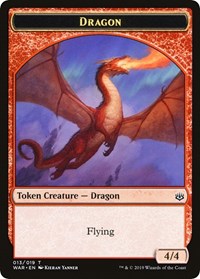 Dragon // Spirit Double-sided Token (Challenger 2020) [Unique and Miscellaneous Promos] | Devastation Store