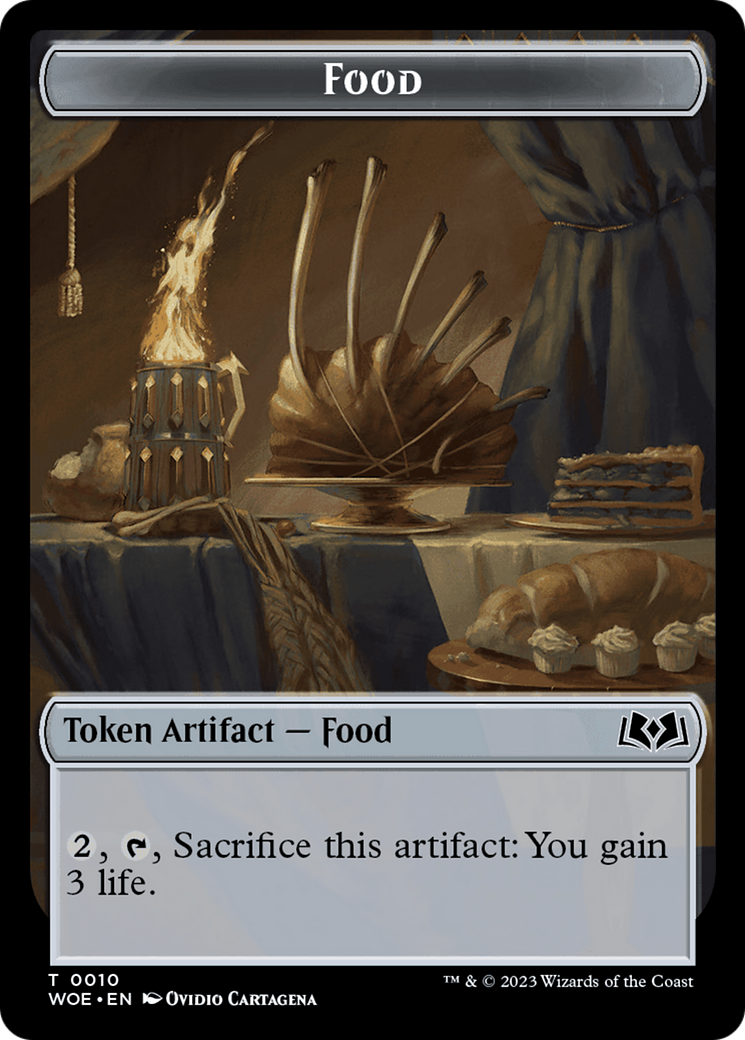 Beast // Food (0010) Double-Sided Token [Wilds of Eldraine Tokens] | Devastation Store