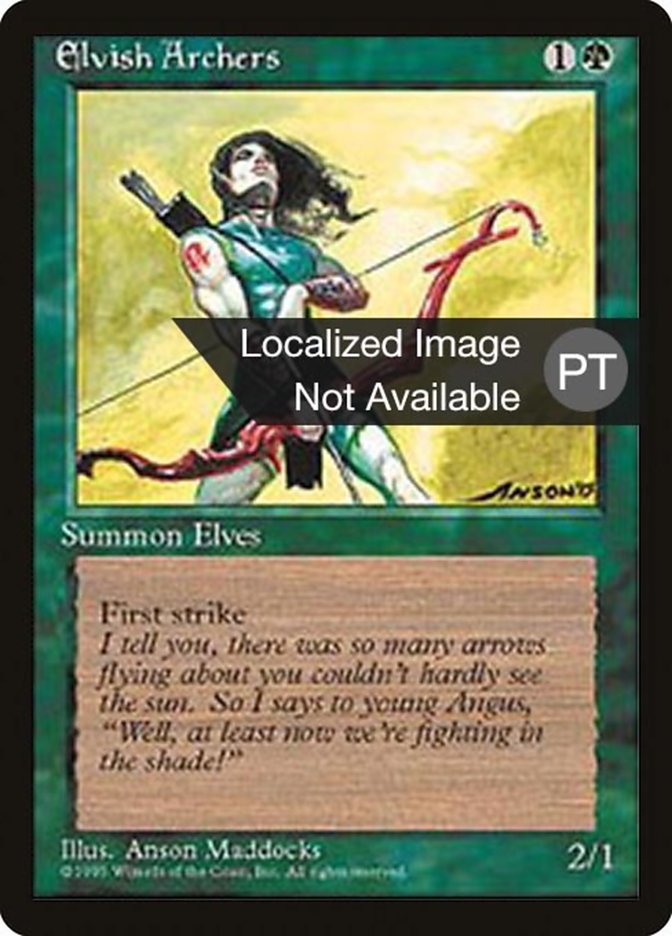 Elvish Archers [Fourth Edition (Foreign Black Border)] | Devastation Store