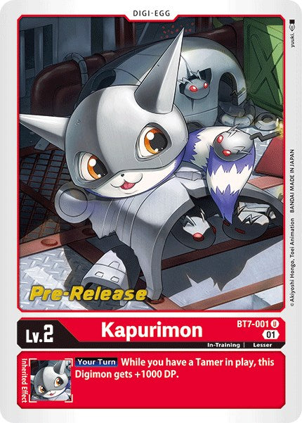 Kapurimon [BT7-001] [Next Adventure Pre-Release Cards] | Devastation Store