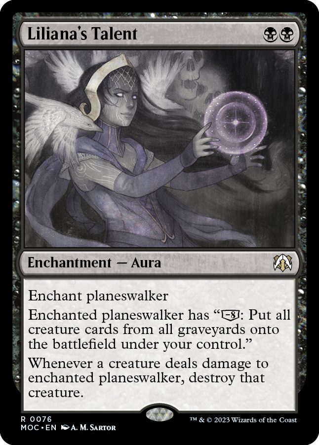 Liliana's Talent [March of the Machine Commander] | Devastation Store