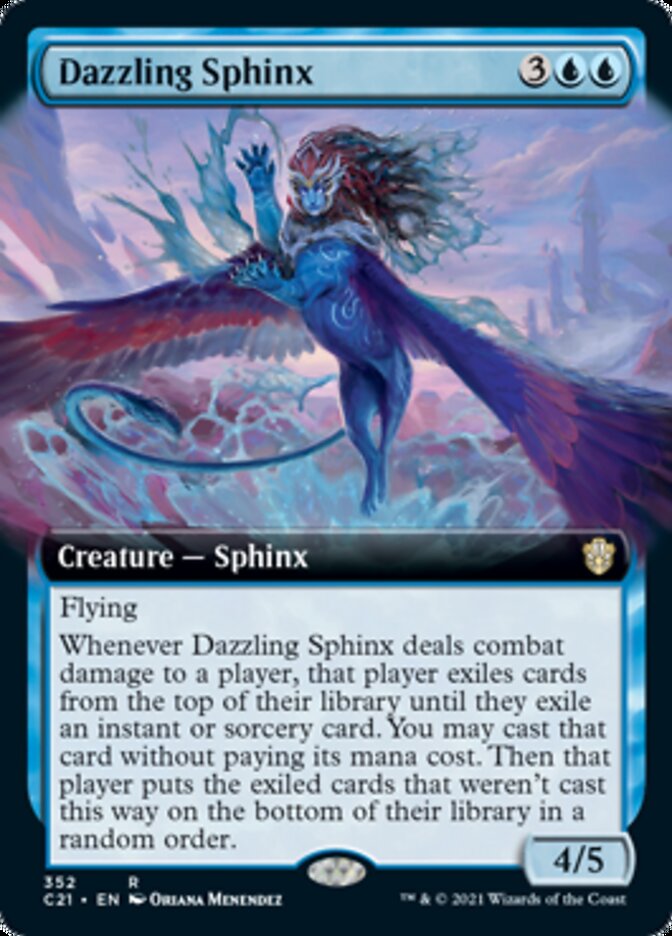 Dazzling Sphinx (Extended) [Commander 2021] | Devastation Store