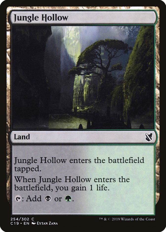 Jungle Hollow [Commander 2019] | Devastation Store