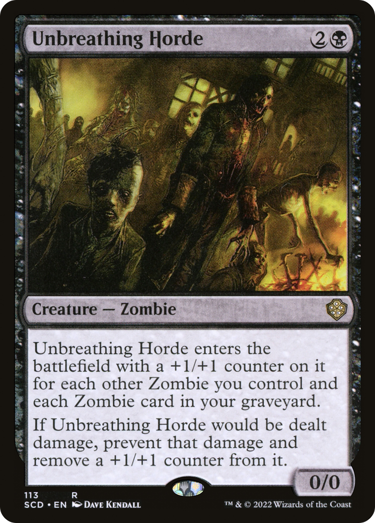 Unbreathing Horde [Starter Commander Decks] | Devastation Store