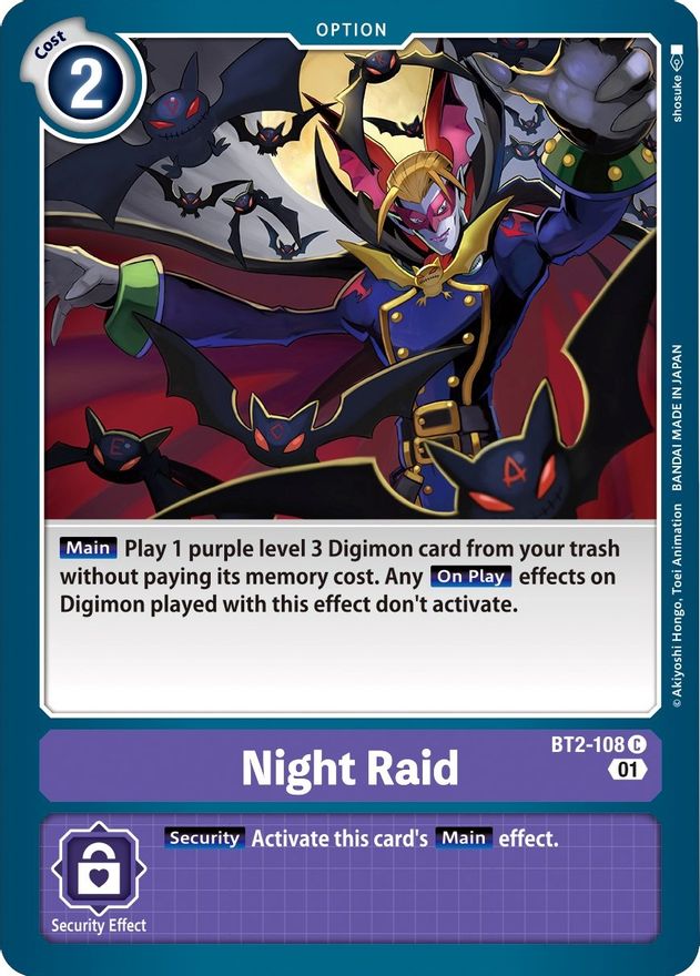 Night Raid [BT2-108] [Starter Deck: Parallel World Tactician] | Devastation Store