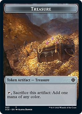 Treasure // Treasure Double-Sided Token [Starter Commander Decks] | Devastation Store