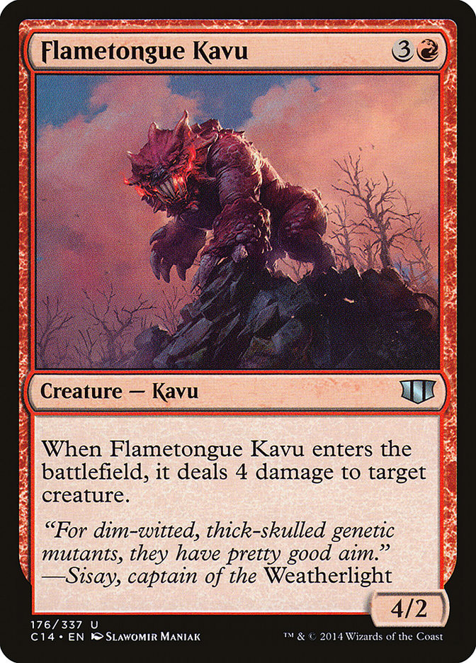 Flametongue Kavu [Commander 2014] | Devastation Store