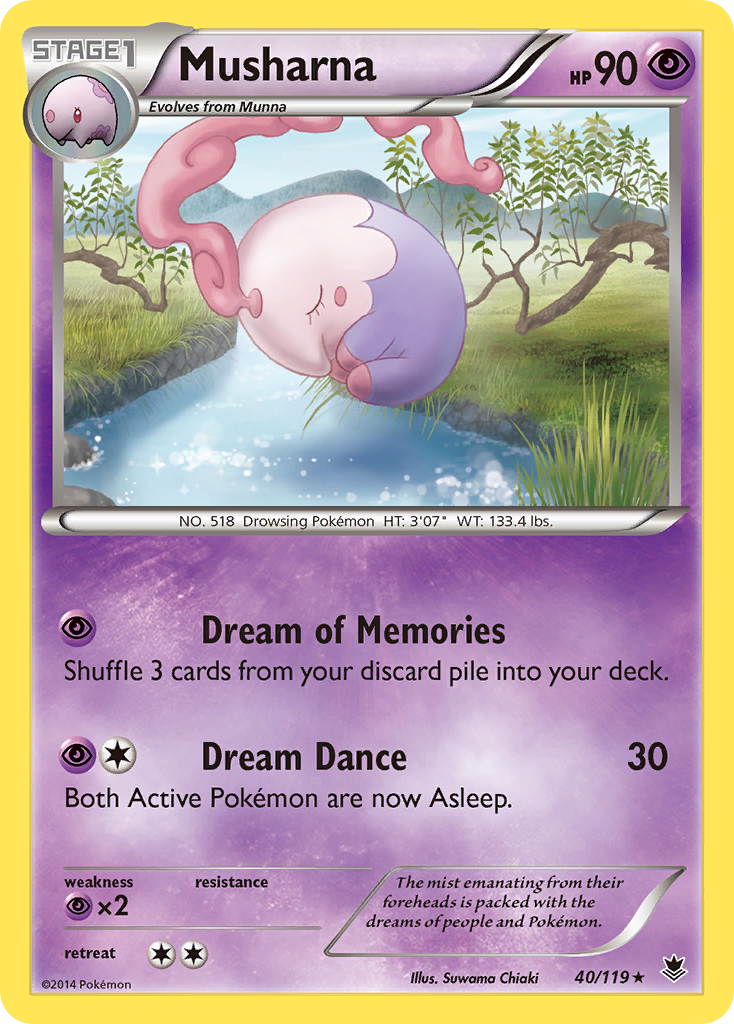 Musharna (40/119) [XY: Phantom Forces] | Devastation Store