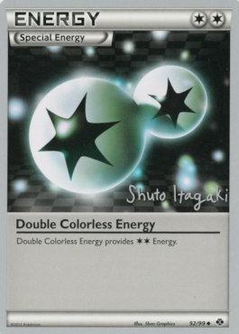 Double Colorless Energy (92/99) (Terraki-Mewtwo - Shuto Itagaki) [World Championships 2012] | Devastation Store