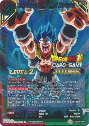 SSB Gogeta, Resonant Explosion (Level 2) (EX04-03) [Judge Promotion Cards] | Devastation Store
