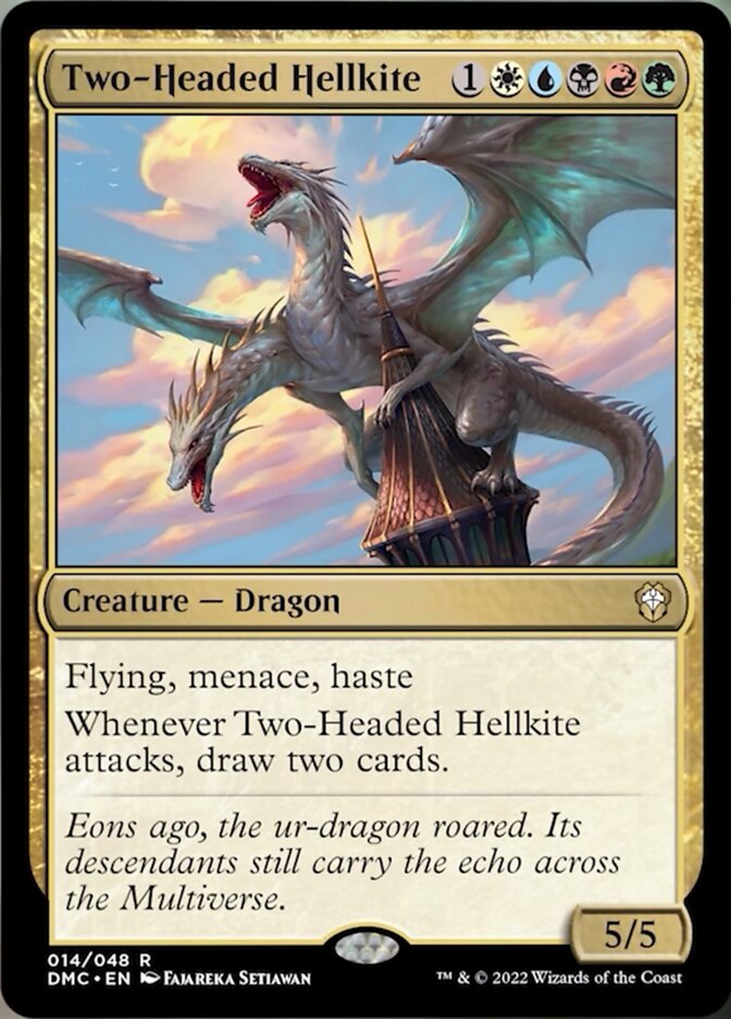 Two-Headed Hellkite [Dominaria United Commander] | Devastation Store