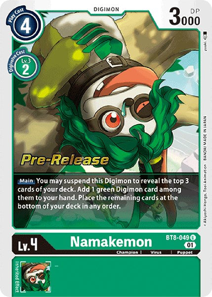 Namakemon [BT8-049] [New Awakening Pre-Release Cards] | Devastation Store
