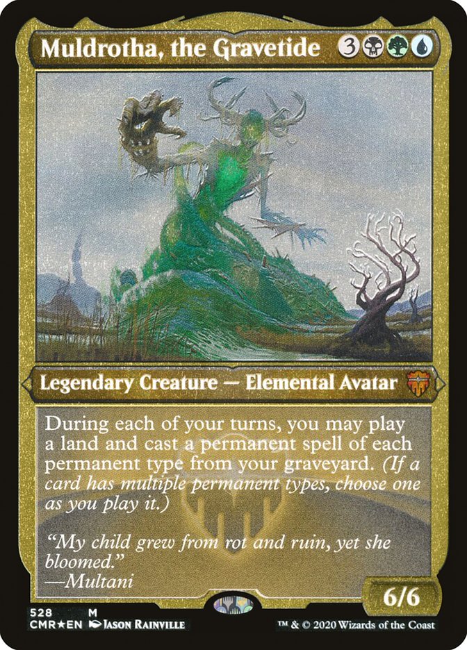 Muldrotha, the Gravetide (Etched) [Commander Legends] | Devastation Store