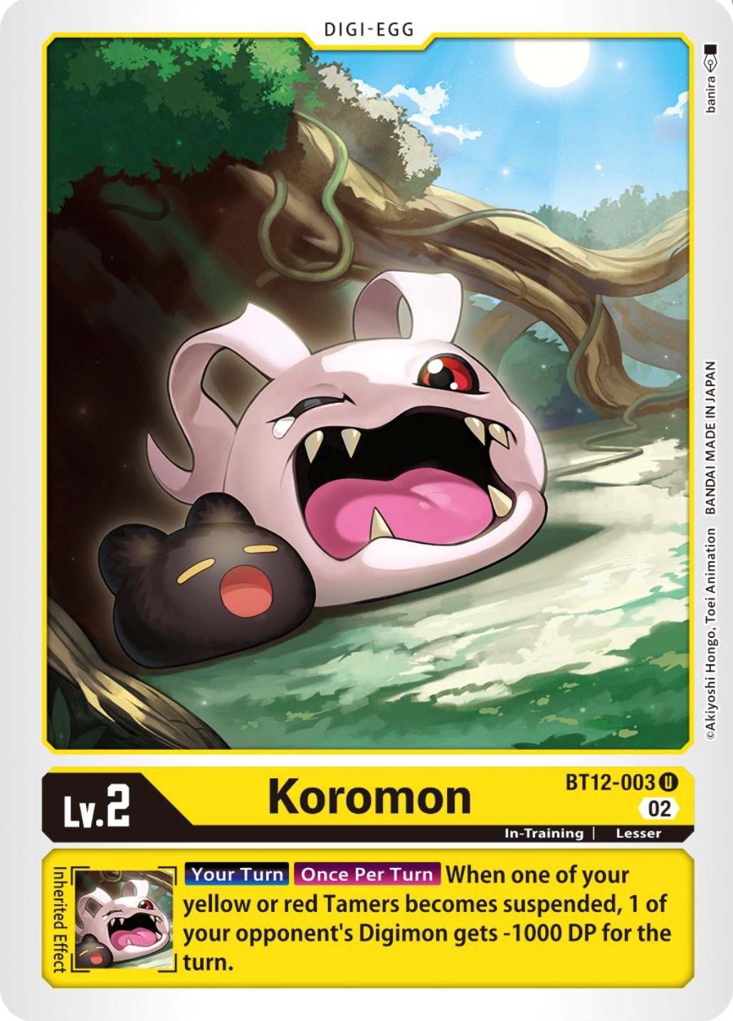 Koromon [BT12-003] [Across Time] | Devastation Store