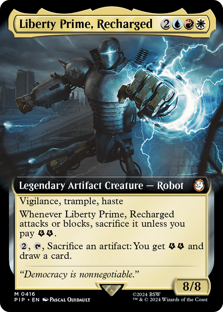 Liberty Prime, Recharged (Extended Art) [Fallout] | Devastation Store