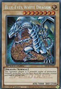 Blue-Eyes White Dragon (Secret) [SBCB-EN087] Secret Rare | Devastation Store