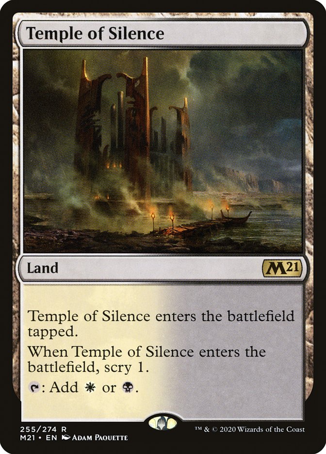 Temple of Silence [Core Set 2021] | Devastation Store