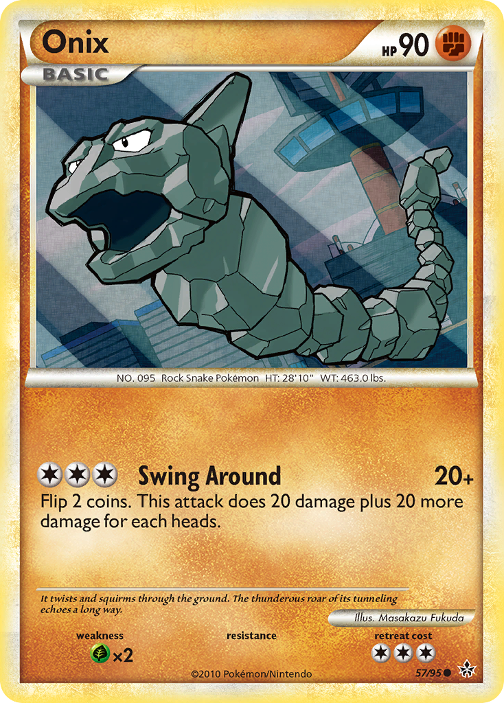 Onix (57/95) [HeartGold & SoulSilver: Unleashed] | Devastation Store