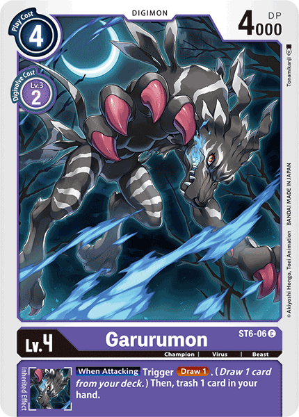 Garurumon [ST6-06] [Starter Deck: Venomous Violet] | Devastation Store