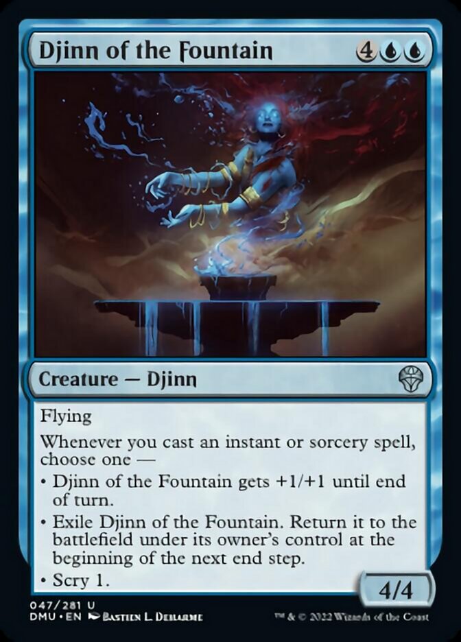 Djinn of the Fountain [Dominaria United] | Devastation Store