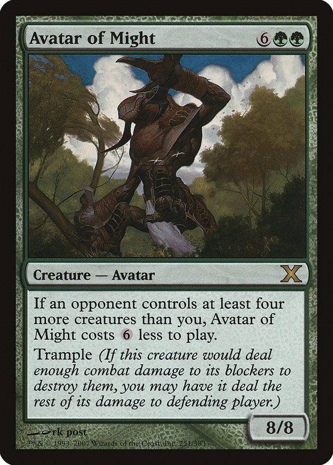 Avatar of Might [Tenth Edition] | Devastation Store