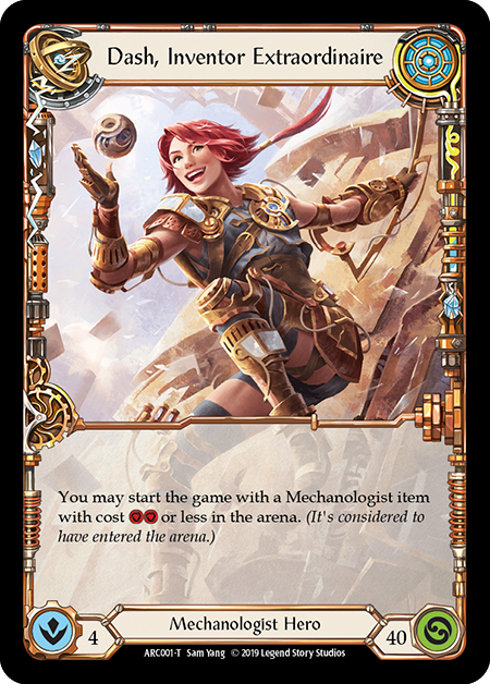 Dash, Inventor Extraordinaire // Runechant [ARC001 // ARC112] (Arcane Rising)  1st Edition Normal | Devastation Store