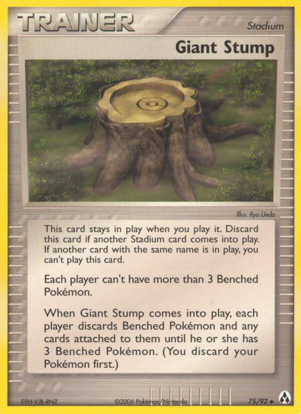 Giant Stump (75/92) [EX: Legend Maker] | Devastation Store