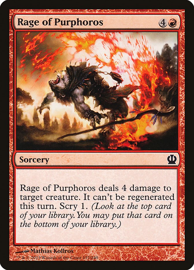 Rage of Purphoros [Theros] - Devastation Store | Devastation Store