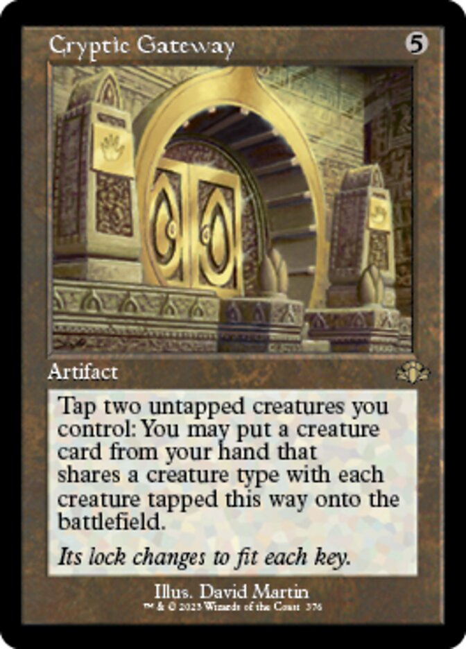 Cryptic Gateway (Retro) [Dominaria Remastered] | Devastation Store