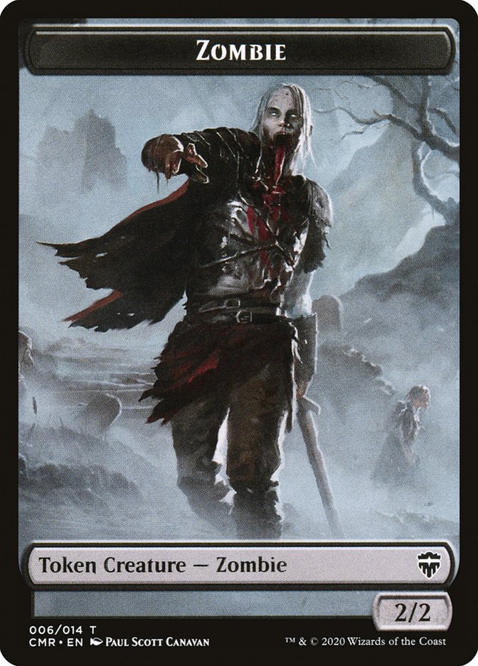 Elf Warrior // Zombie Token [Commander Legends Tokens] | Devastation Store