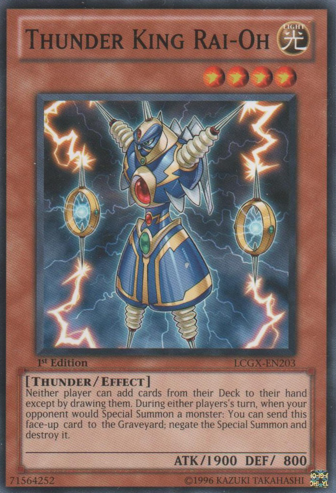 Thunder King Rai-Oh [LCGX-EN203] Common | Devastation Store