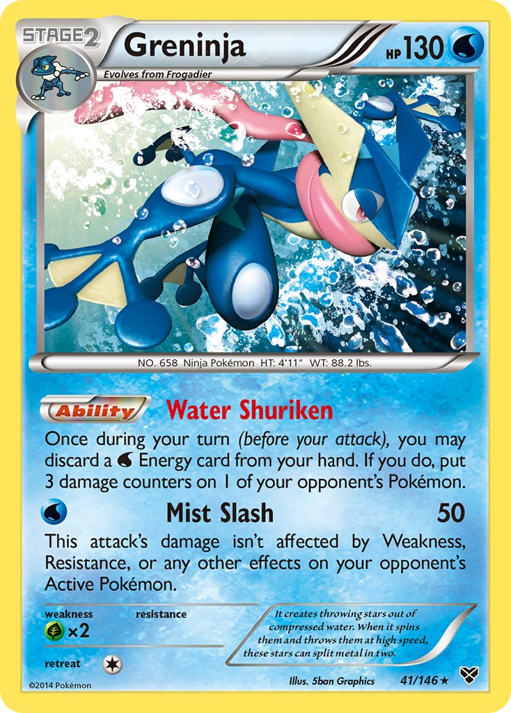 Greninja (41/146) (Cosmos Holo) (Blister Exclusive) [XY: Base Set] | Devastation Store