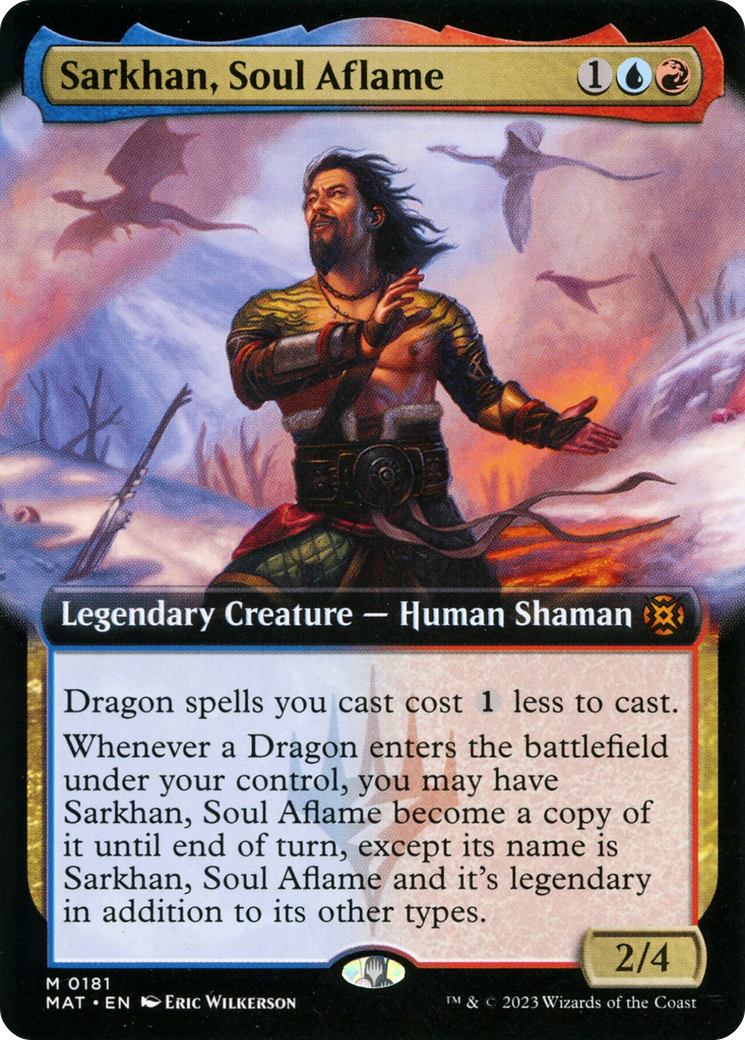 Sarkhan, Soul Aflame (Extended Art) [March of the Machine: The Aftermath] | Devastation Store