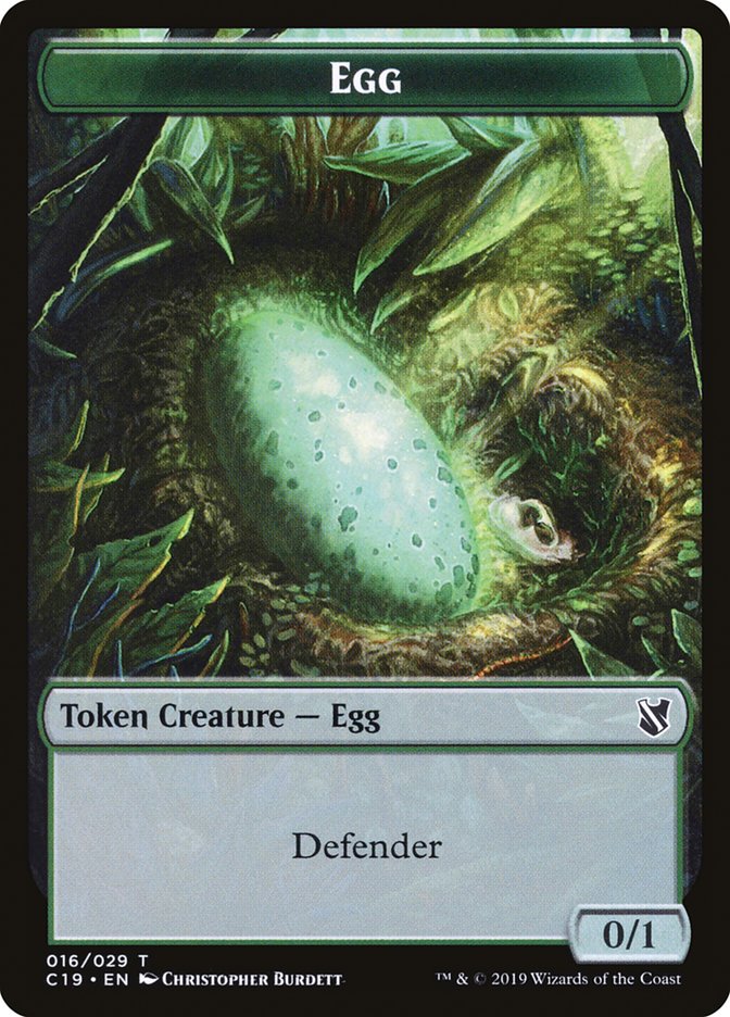 Egg [Commander 2019 Tokens] | Devastation Store