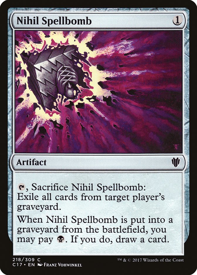 Nihil Spellbomb [Commander 2017] - Devastation Store | Devastation Store