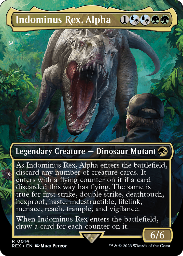 Indominus Rex, Alpha (Borderless) [Jurassic World Collection] | Devastation Store