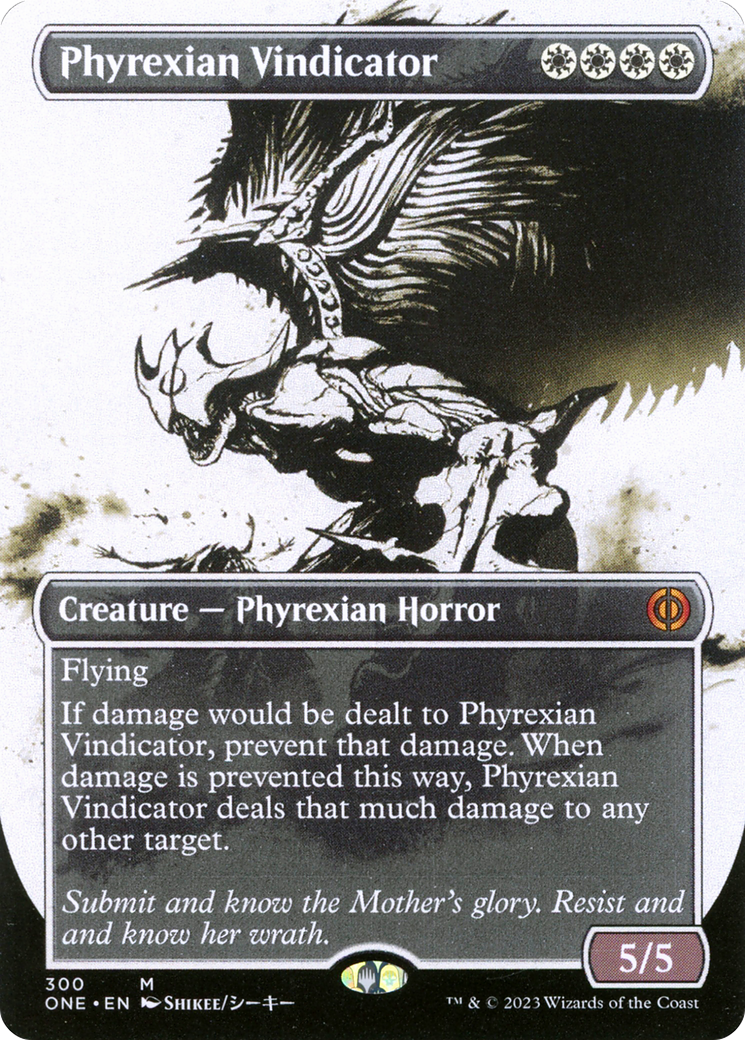 Phyrexian Vindicator (Borderless Ichor) [Phyrexia: All Will Be One] | Devastation Store