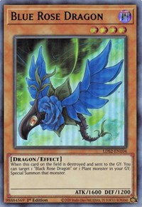 Blue Rose Dragon (Green) [LDS2-EN104] Ultra Rare | Devastation Store