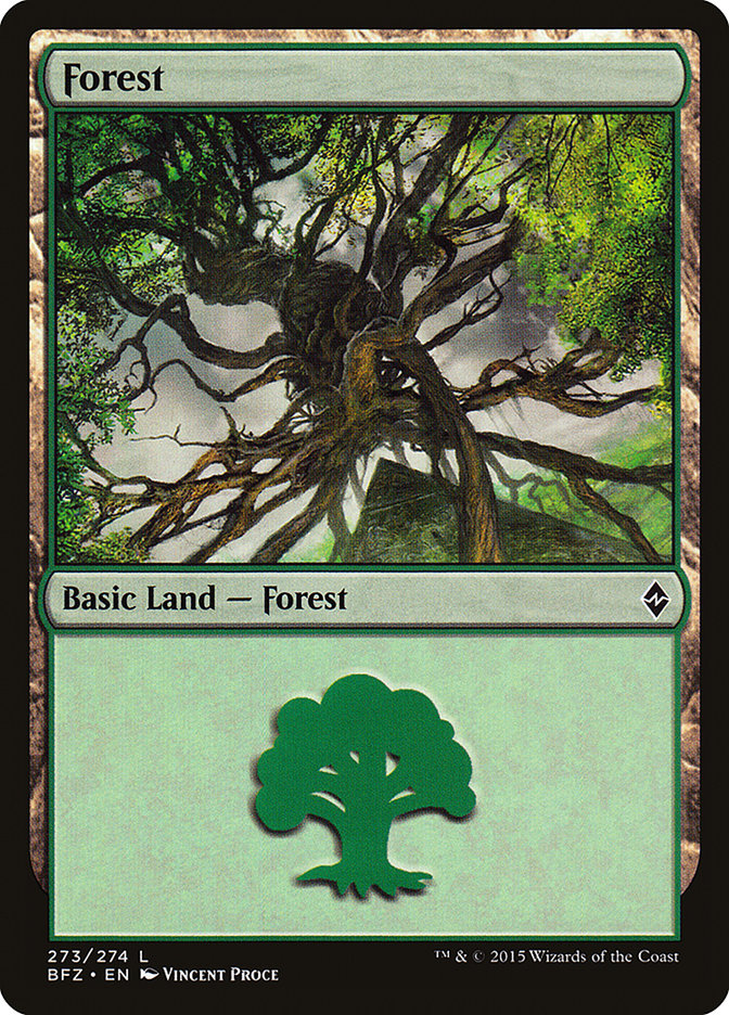 Forest (273a) [Battle for Zendikar] | Devastation Store