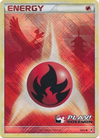Fire Energy (89/95) (Play Pokemon Promo) [HeartGold & SoulSilver: Call of Legends] | Devastation Store