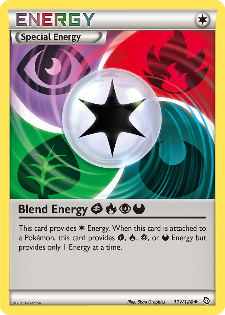 Blend Energy GrassFirePsychicDarkness (117/124) [Black & White: Dragons Exalted] | Devastation Store