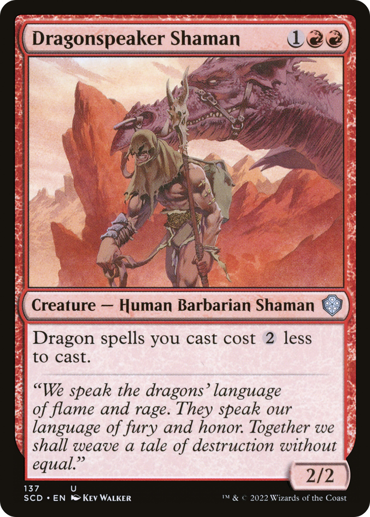 Dragonspeaker Shaman [Starter Commander Decks] | Devastation Store