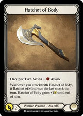 Chane // Hatchet of Body [MON154 // MON105] (Monarch Unlimited)  Unlimited Normal | Devastation Store