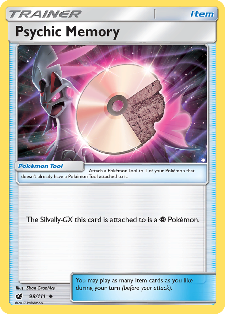 Psychic Memory (98/111) [Sun & Moon: Crimson Invasion] | Devastation Store