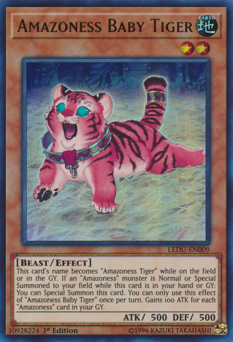 Amazoness Baby Tiger [LEDU-EN009] Ultra Rare | Devastation Store
