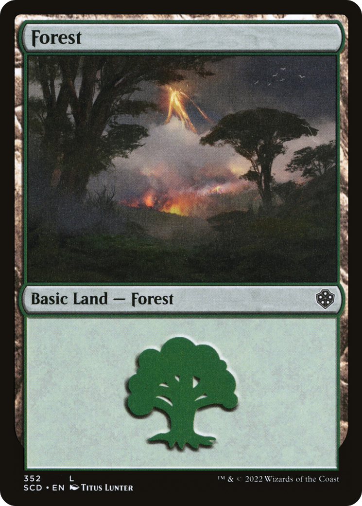 Forest (352) [Starter Commander Decks] | Devastation Store