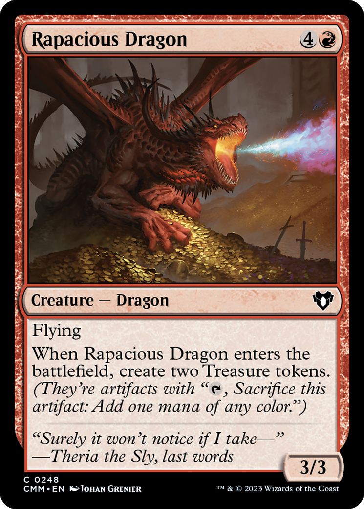 Rapacious Dragon [Commander Masters] | Devastation Store