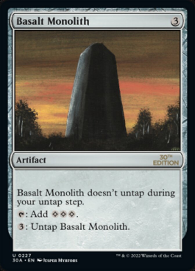 Basalt Monolith [30th Anniversary Edition] | Devastation Store