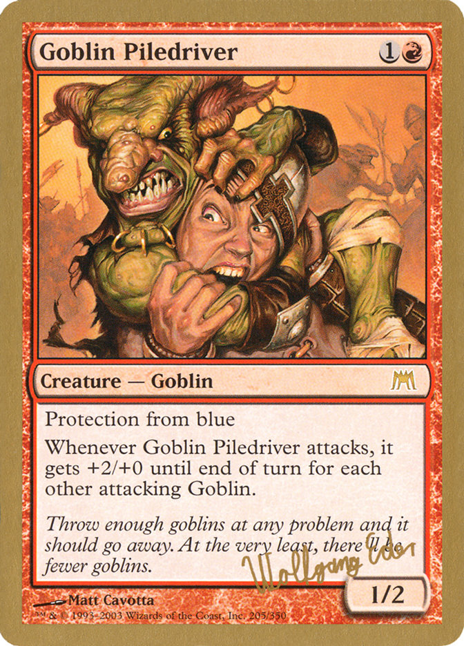 Goblin Piledriver (Wolfgang Eder) [World Championship Decks 2003] | Devastation Store